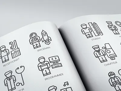 **Freebie** 30 People Profession Icons avatar career character flat free freebie icon people profession ui unique