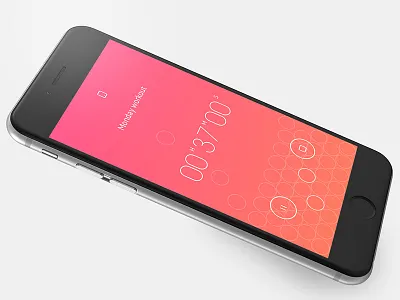 Timering App UI animation app clean colorful design interface light minimal timering ui unique