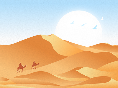Illustration（Desert） app concise design home icon illustrator photoshop ui ux visual