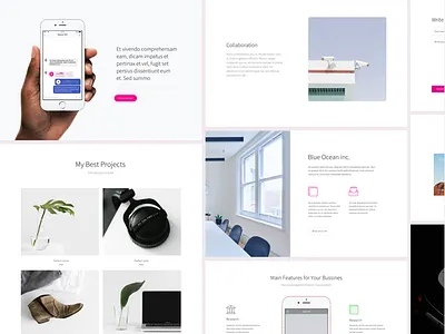 Replacer blocks kit sketch template ui web website