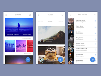 Bucketlist App app bucketlist design ios list minimal mobile screens sketch ui ux