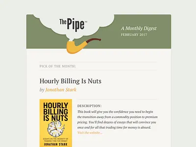 The Pipe Digest Email books email pipes template