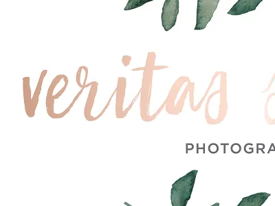 Veritas Studio Photography Logo branches logo truth veritas studio