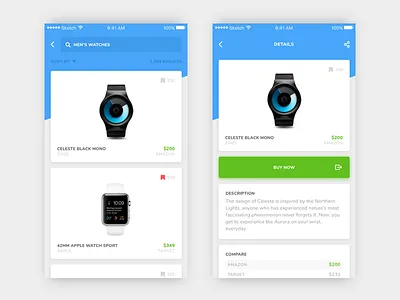 BuyHappy iOS - Search & Detail app buyhappy ecommerce ios search engine shopping