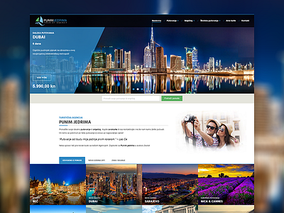 Punim Jedrima - Travel Agency acf advanced custom fields css custom design custom post types development html jquery taxonomies travel agency website wordpress