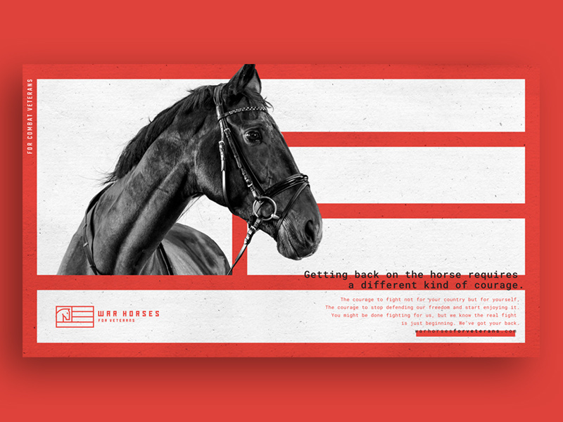 Example of War Horses for Veterans Posters