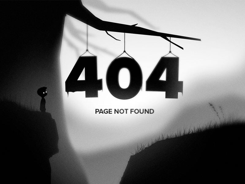Example of Daily UI 008 - 404 Page