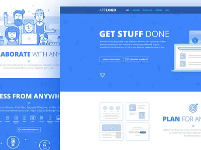 Todo app ui Design burkect landingpage todoapp ui ux webdesign wireframe