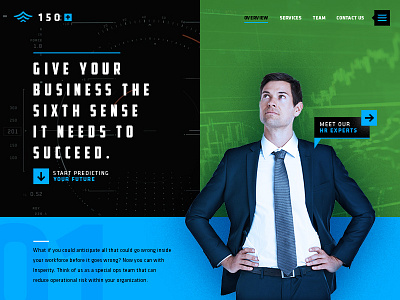 Landing Page Exploration bold clean landing page web design web page website
