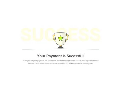 Payment Sucess Popup info message modal popup success