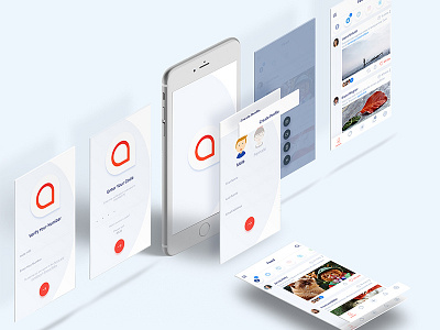 All in one design iphone mobile responsive social ui ux
