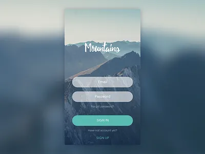 Daily UI #001 | Sign in 001 app dailyui fresh ios log in mobile sign in sign up ui ux