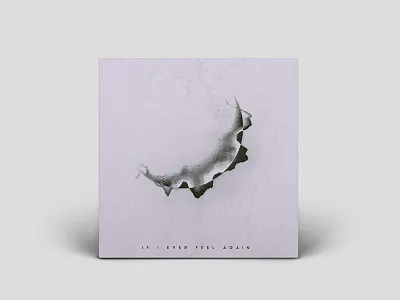 ESTHERLIVIΔ Album Cover abstract album cover black and white minimal moon music sound waves.