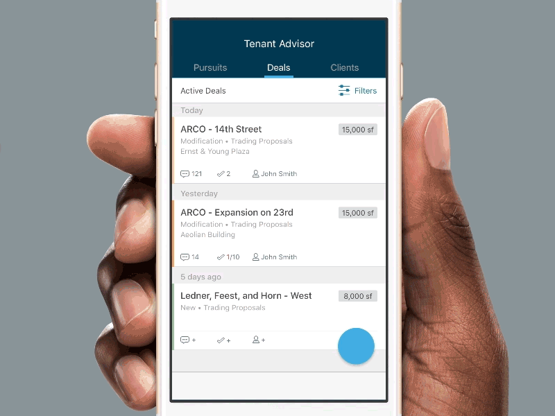 Quick actions and comments actions animation app comments concept framer framerjs interface ios iphone prototype
