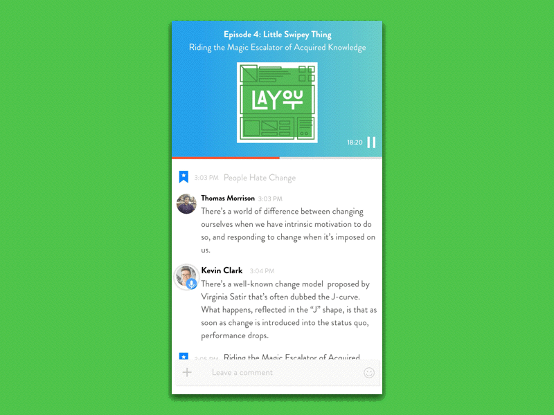 Daily UI 016 - Overlay / Popup daily ui dailyui dailyui016 mobile overlay page pages podcast pop popup swipe tap