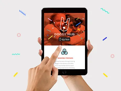 Doggy Hub adaptive web design adaptive web dog ipad mobile web pet