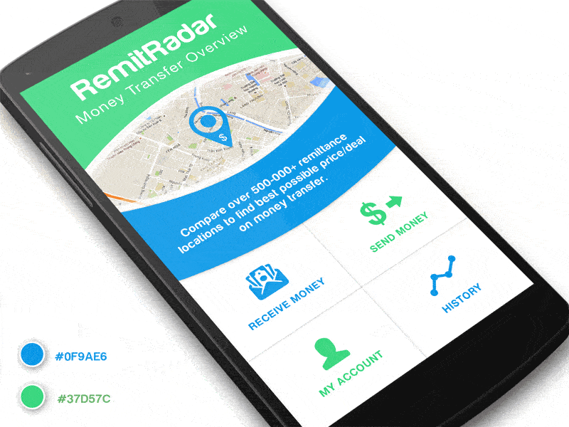 RemitRadar Money Transfer App money moneyapp remitradar transfer