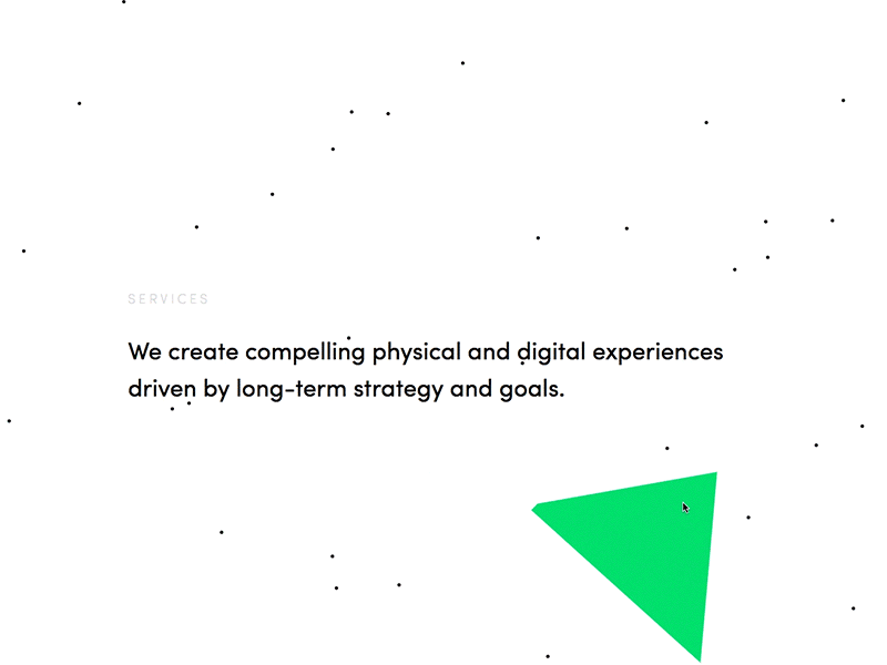Cursor Animation for what.it.is new site animation css js minimalist ui website