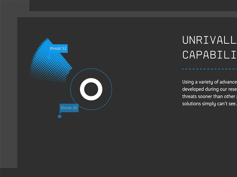 Countercept Radar Animation animation branding design website