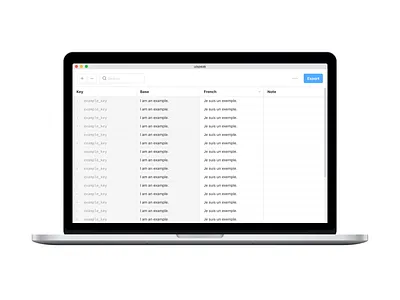 Export tool .xliff localization tool ui ux webapp