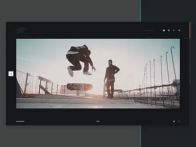 Valentin Petit: Video playing state dragger player portfolio scrubber video video player videoplayer