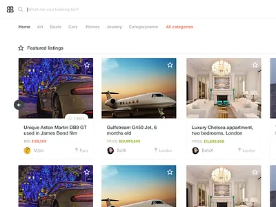 Bb2 auction freelance designer mobile design product design ui ux website