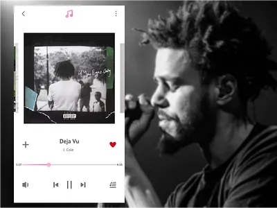 Daily UI #009 - Music Player daily ui iphone mobile music app sketch ui ux visual design
