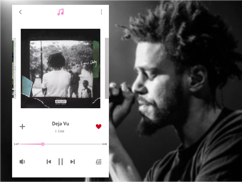 Example of Daily UI #009 - Music Player