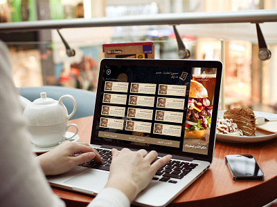 Restaurant Menu Concept arabic design restaurant menu ui design user experience user interface web concept