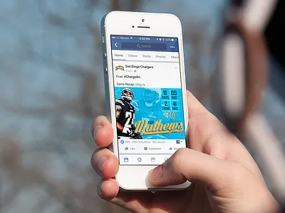 San Diego Chargers - Ryan Mathews Social Highlights 1 chargers facebook la los angeles mockup ryan mathews san diego