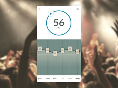 Daily UI #007 - Settings app daily ui data eccemedia equaliser icon music ux web