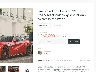 Auction freelance designer mobile design product design remote working ui ux website