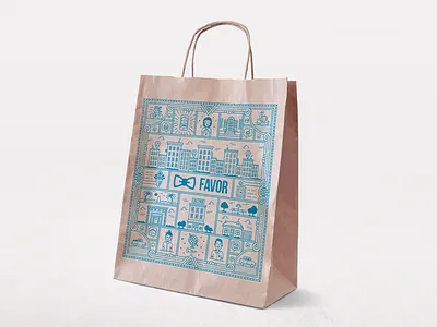 Favor Delivery Bag bag delivery favor game mockup spotthedifference