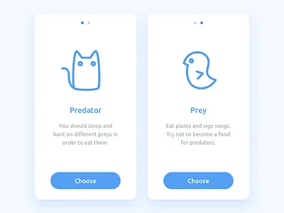 Select user type 64 dailyui ios mobile modal onboarding overlay select ui user ux walkthrough