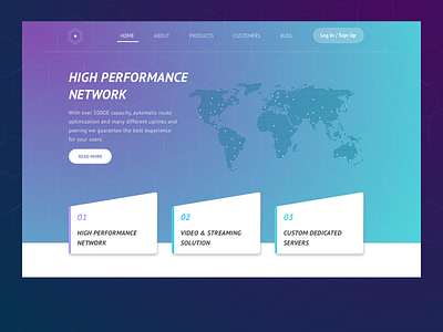 Homepage - With Sketch Source File gradient homepage sketch source world map