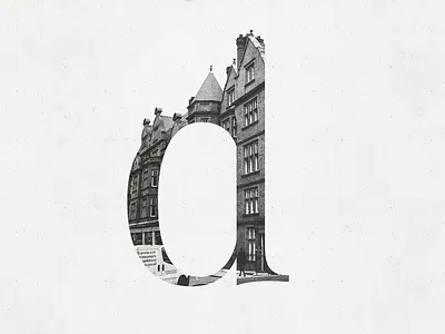 London Weekend black clean houses letter type typography