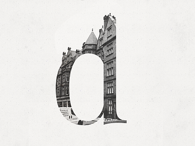 London Weekend black clean houses letter type typography
