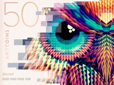 Dion Reed art motion art direction artcoin currency design illustrations photo