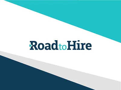 Road to Hire - Rebrand education learning logo logo design online program school training