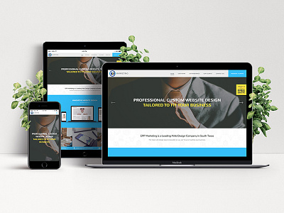 Digital Marketing Company flat design responsive web design