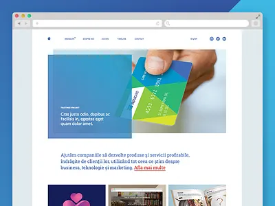 Rainfall website / 2017 agency branding homepage rainfall website