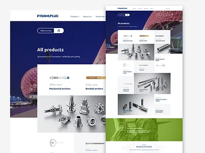 Rawplug fixings industrial minimal