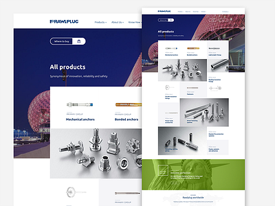 Rawplug fixings industrial minimal