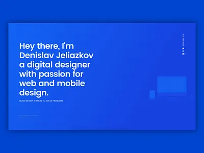 Personal Portfolio - Coming Soon Landing Page app design design designer freelancer landing page personal portfolio ui ux web design