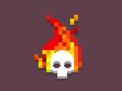 Flame On! #Driftwood 16 bit 8 bit drift pirate pixel skeleton skull