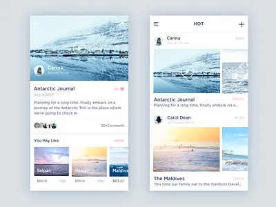 International travel app travel ue ui ux