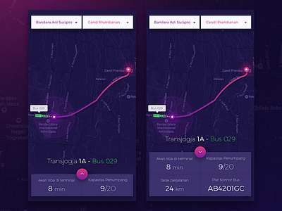 Bus Tracking App - Exploration bus guide ios list management maps mobile transportation trip