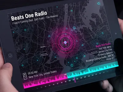 Radio Garden Redesign analytics dashboard interface radio reports ui user interface ux web app web application web design