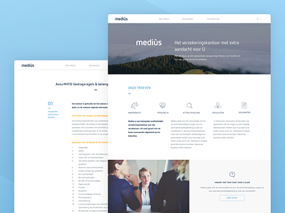 Webdesign for an insurance company branding insurance interface office ui ux webdesign website
