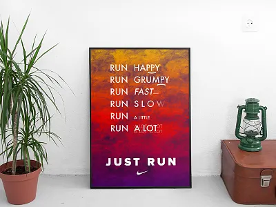 Nike Typography Poster nike nike poster poster typography typography poster